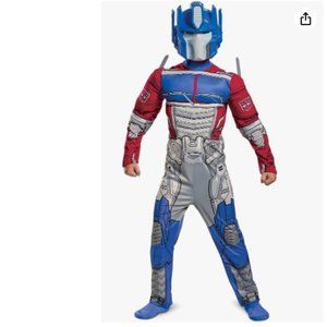 Kids Red and Blue Robot Costume